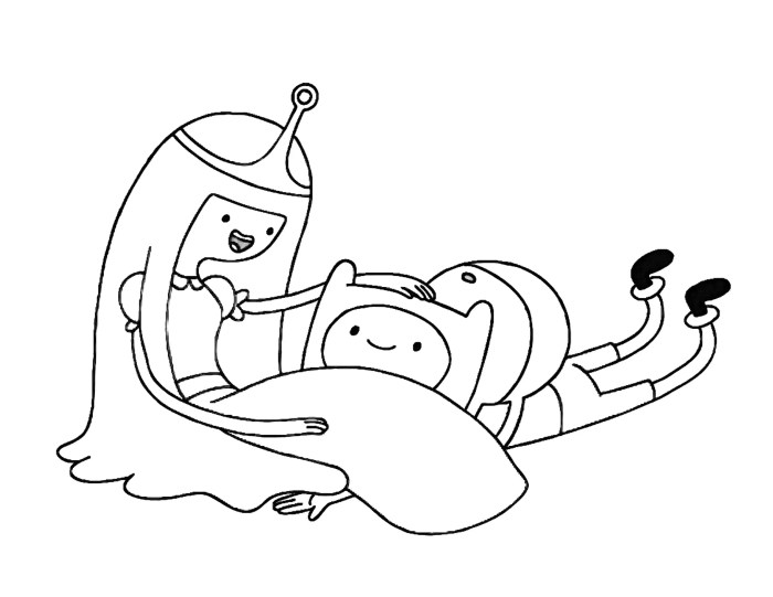 Adventure time coloring book