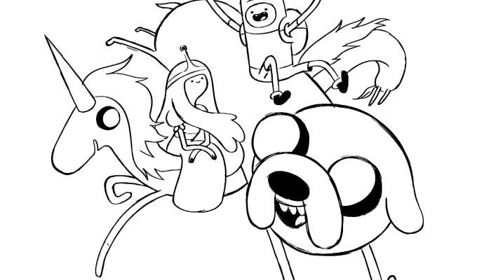 Adventure Time Coloring Book A Creative Journey