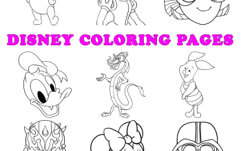 Disney coloring book printouts