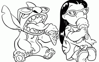 Lilo and stitch coloring book