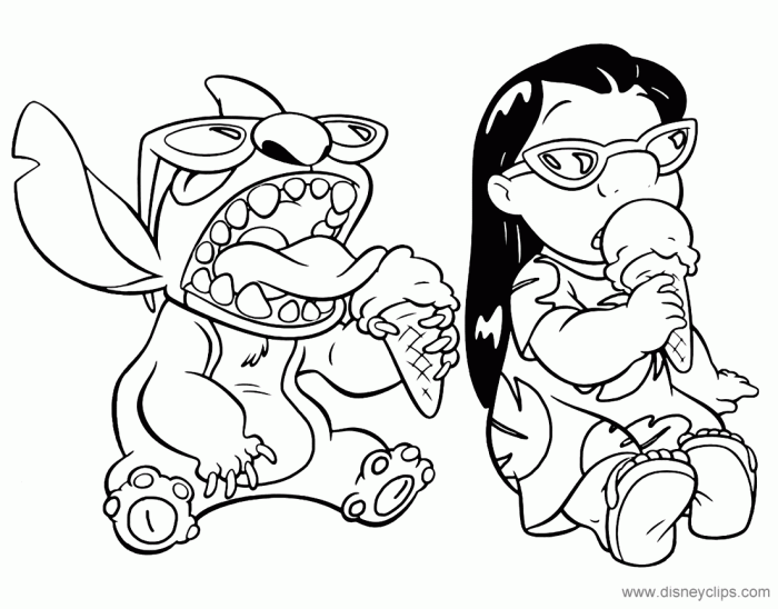 Lilo and stitch coloring book